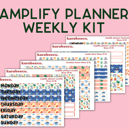 Amplify Planner Stickers | Weekly Kit | Fiona
