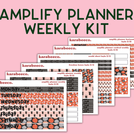 Amplify Planner Stickers | Weekly Kit | Layla