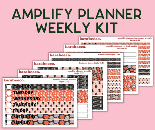 Amplify Planner Stickers | Weekly Kit | Layla