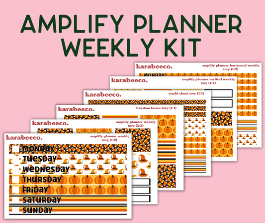 Amplify Planner Stickers | Weekly Kit | Tory