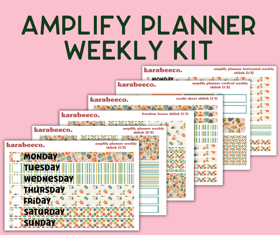 Amplify Planner Stickers | Weekly Kit | Shiloh