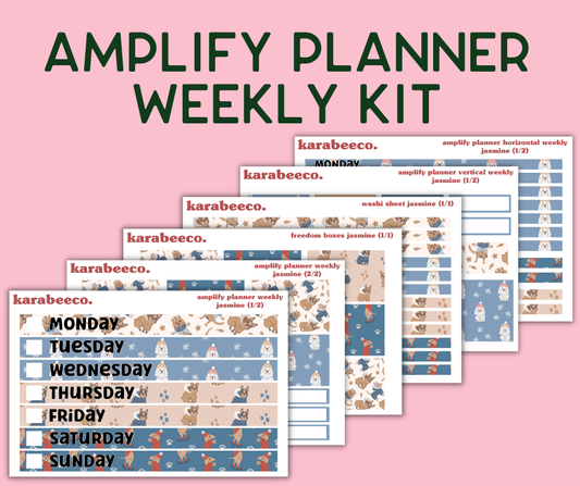 Amplify Planner Stickers | Weekly Kit | Jasmine