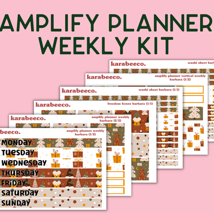 Amplify Planner Stickers | Weekly Kit | Barbara