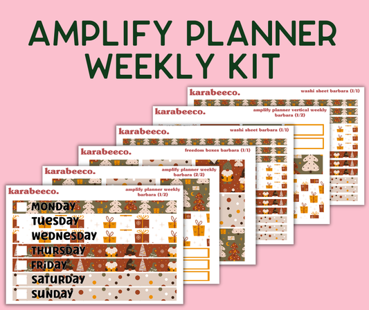 Amplify Planner Stickers | Weekly Kit | Barbara