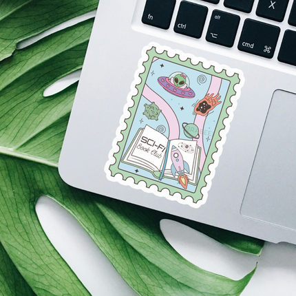 STICKER | Sci-Fi Books Stamp | BOOKS00099