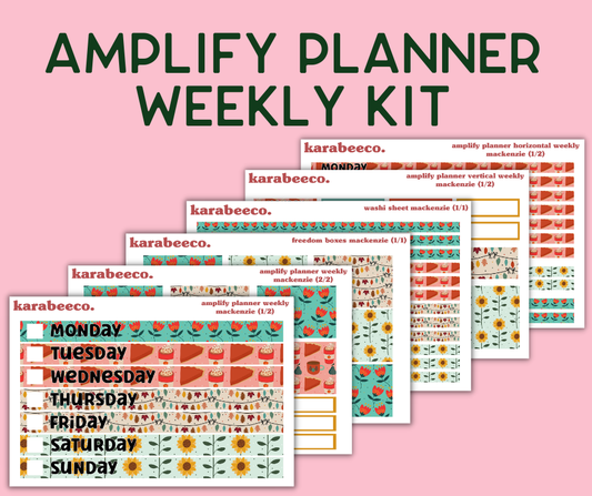 Amplify Planner Stickers | Weekly Kit | Mackenzie