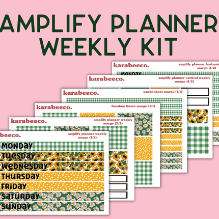 Amplify Planner Stickers | Weekly Kit | Margo