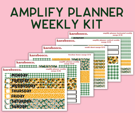 Amplify Planner Stickers | Weekly Kit | Margo