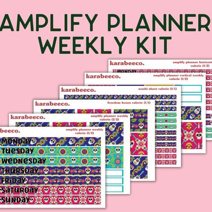 Amplify Planner Stickers | Weekly Kit | Valerie