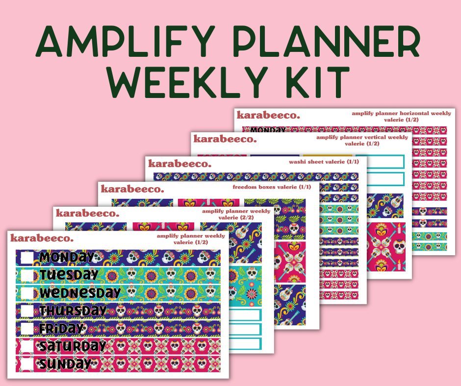 Amplify Planner Stickers | Weekly Kit | Valerie