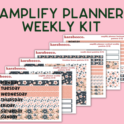 Amplify Planner Stickers | Weekly Kit | Patricia