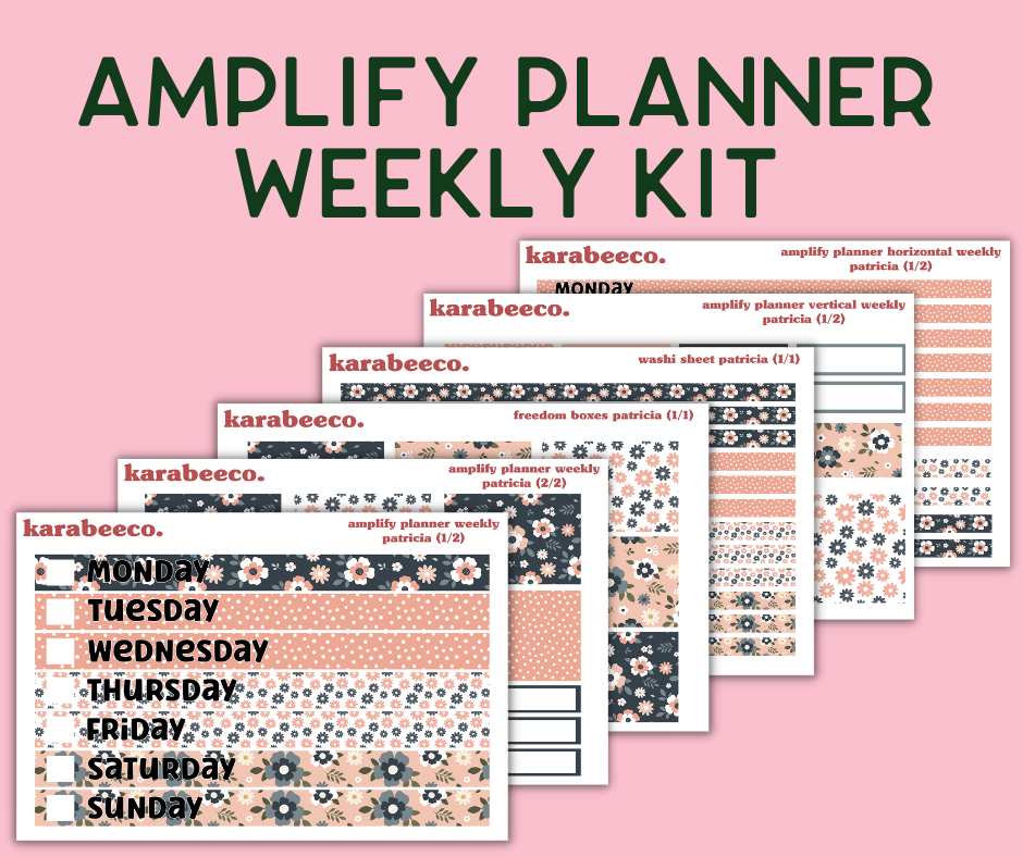 Amplify Planner Stickers | Weekly Kit | Patricia