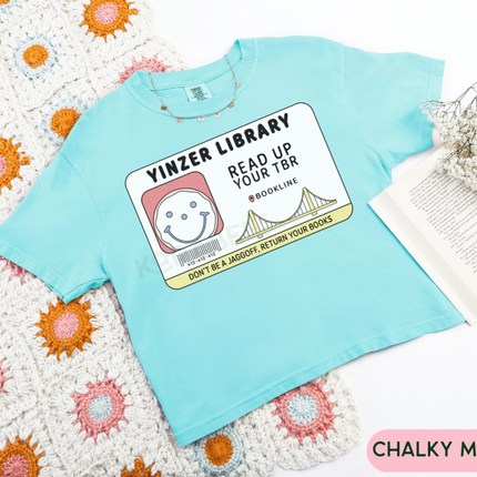Comfort Colors Tee | Yinzer Library Card