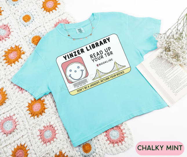 Comfort Colors Tee | Yinzer Library Card