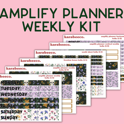 Amplify Planner Stickers | Weekly Kit | Bella