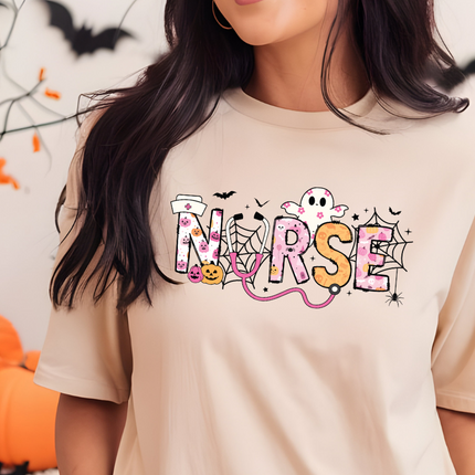 Comfort Colors Tee | Halloween Nurse [572]