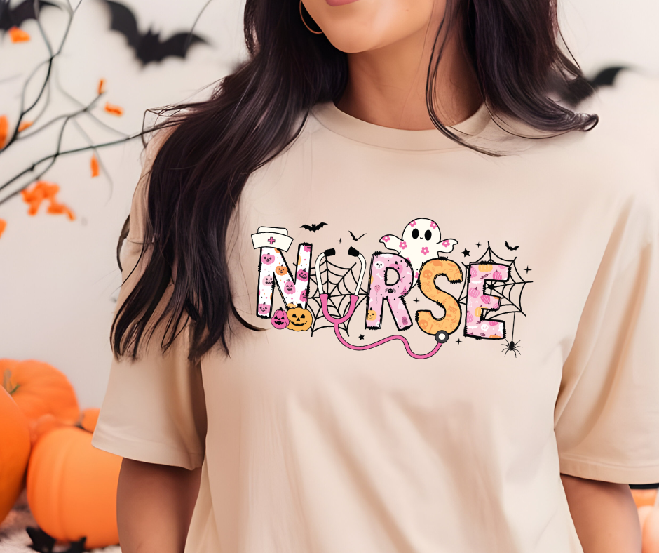 Comfort Colors Tee | Halloween Nurse [572]