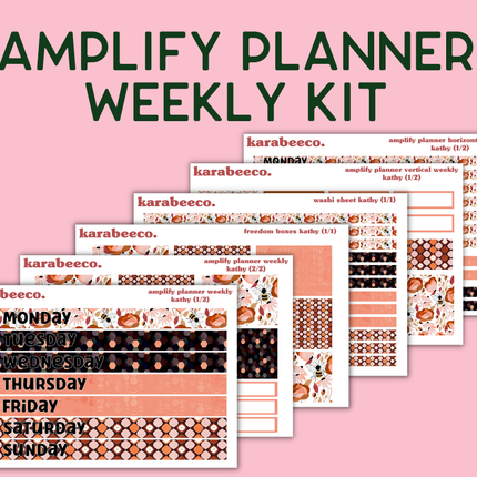 Amplify Planner Stickers | Weekly Kit | Kathy