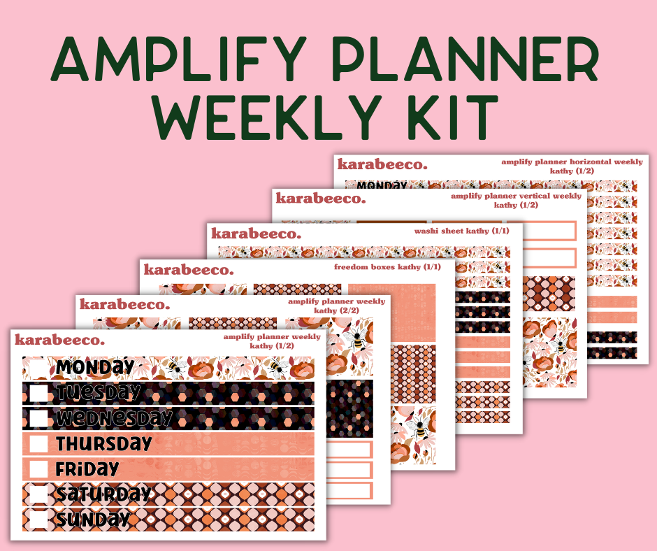 Amplify Planner Stickers | Weekly Kit | Kathy