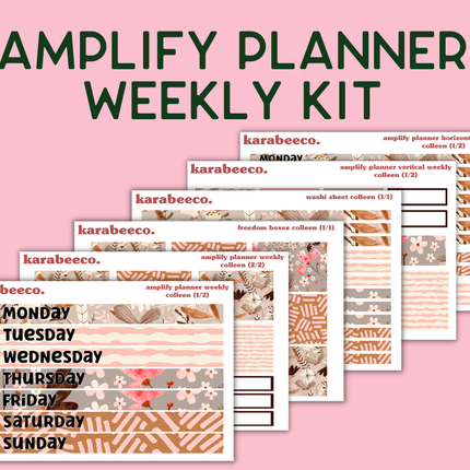 Amplify Planner Stickers | Weekly Kit | Colleen