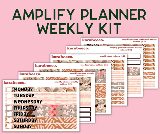 Amplify Planner Stickers | Weekly Kit | Colleen