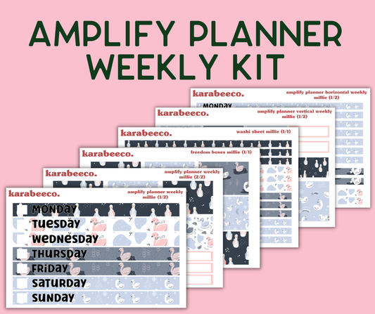 Amplify Planner Stickers | Weekly Kit | Millie