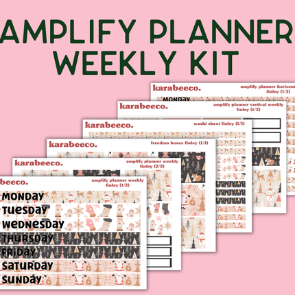 Amplify Planner Stickers | Weekly Kit | Finley