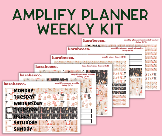 Amplify Planner Stickers | Weekly Kit | Finley