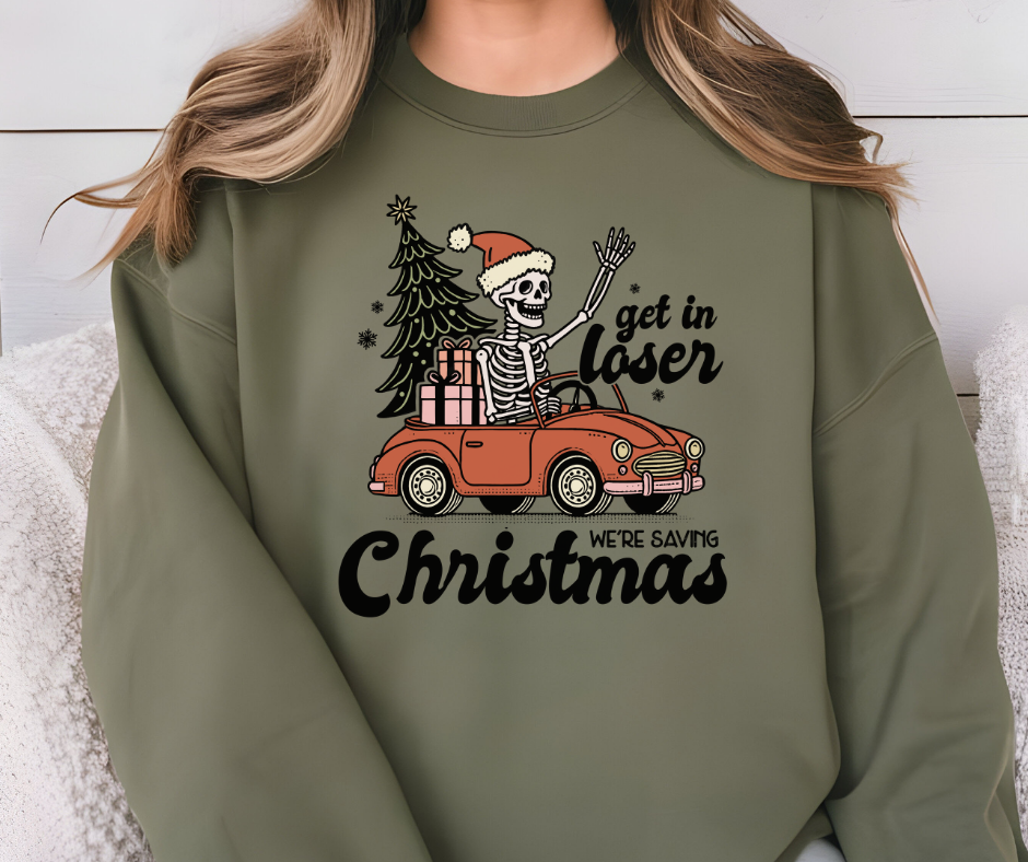 Gildan Crewneck | Get In Loser Christmas [636]