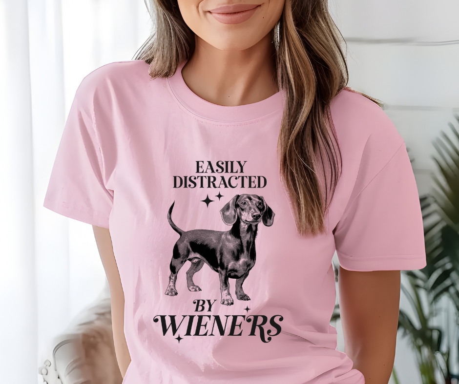 Comfort Colors Tee | Easily Distracted by Weiners [090]