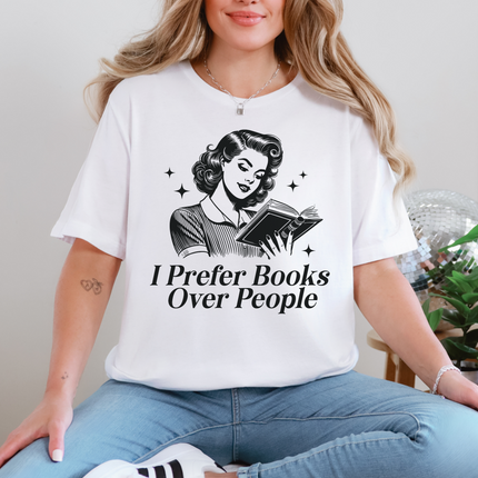Bella + Canvas Tee | I Prefer Books [B006]