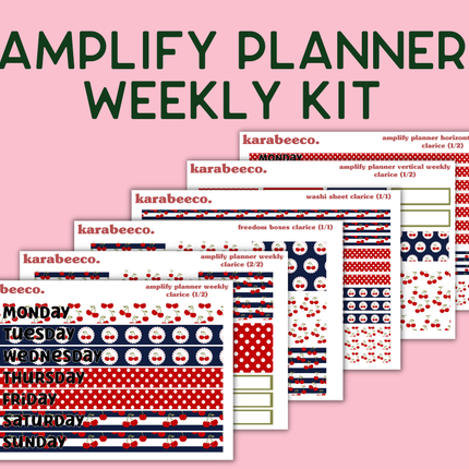 Amplify Planner Stickers | Weekly Kit | Clarice