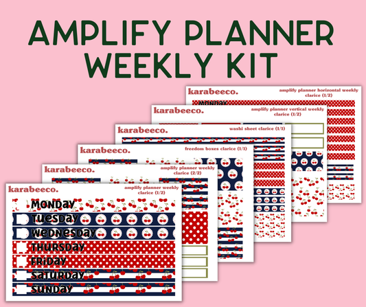 Amplify Planner Stickers | Weekly Kit | Clarice