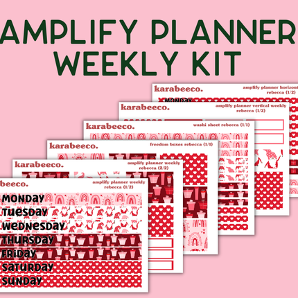 Amplify Planner Stickers | Weekly Kit | Rebecca