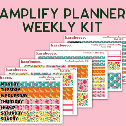 Amplify Planner Stickers | Weekly Kit | Blair