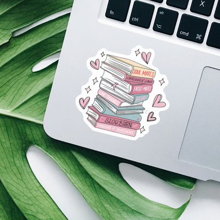 STICKER | Romance Book Stack | BOOKS00053