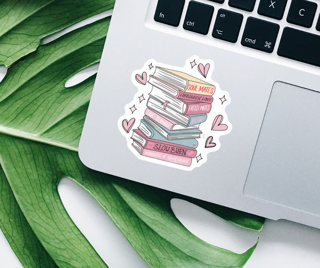 STICKER | Romance Book Stack | BOOKS00053