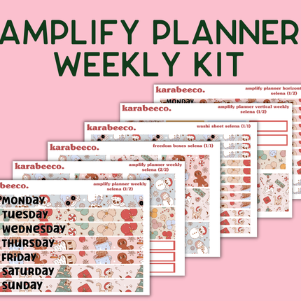 Amplify Planner Stickers | Weekly Kit | Selena