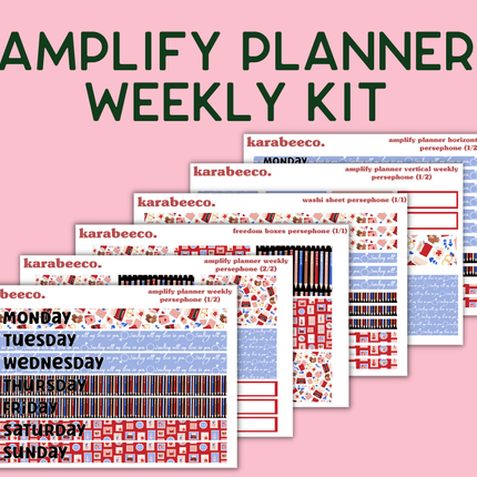Amplify Planner Stickers | Weekly Kit | Persephone