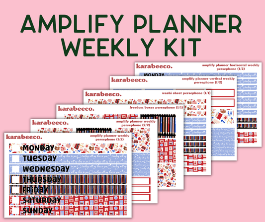 Amplify Planner Stickers | Weekly Kit | Persephone