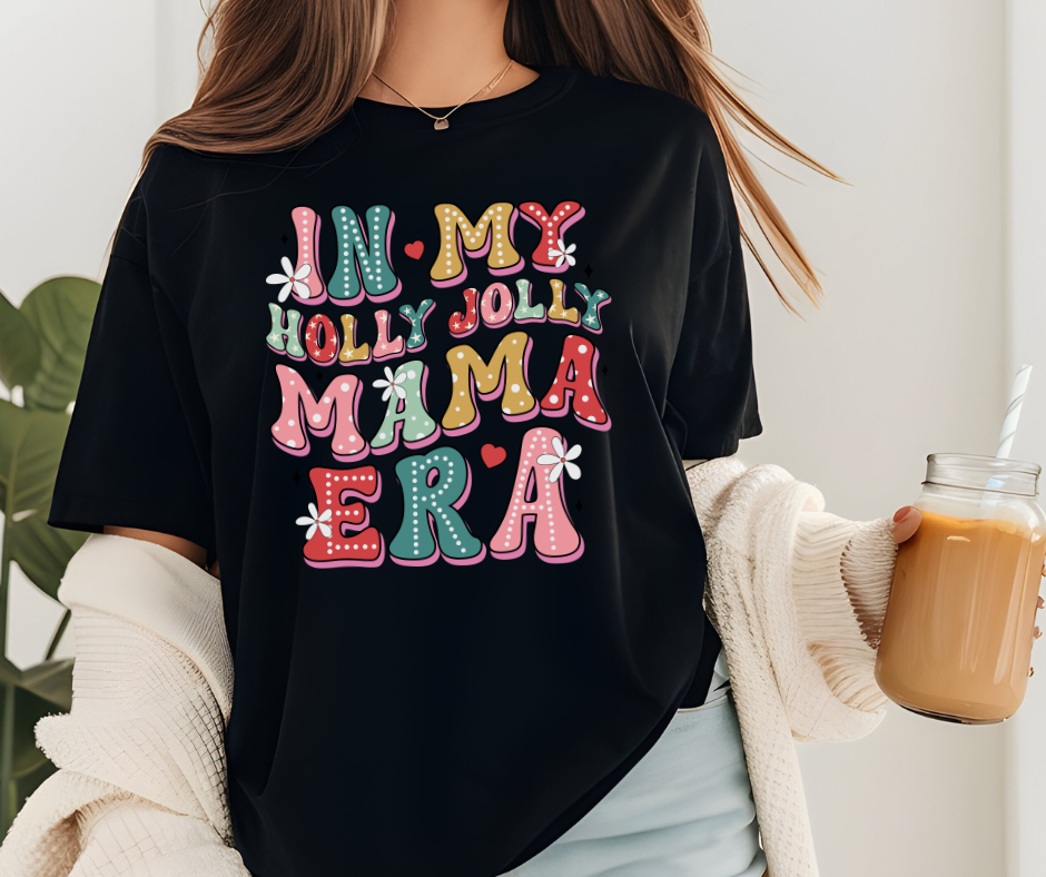 Comfort Colors Tee | Holly Jolly Mama Era [646]