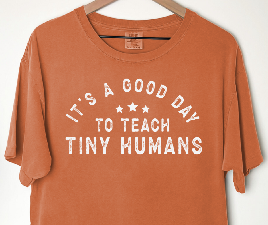 Comfort Colors Tee | It's a Good Day to Teach Tiny Humans [323]