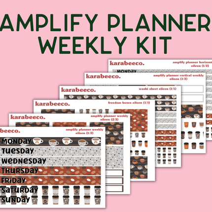 Amplify Planner Stickers | Weekly Kit | Eileen