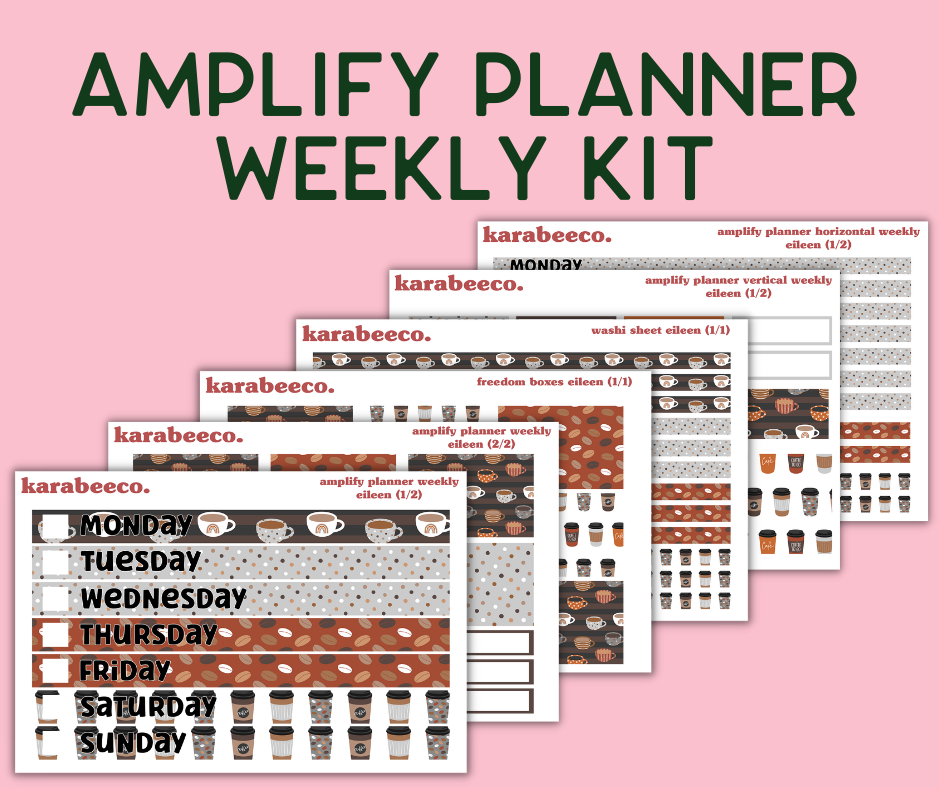 Amplify Planner Stickers | Weekly Kit | Eileen