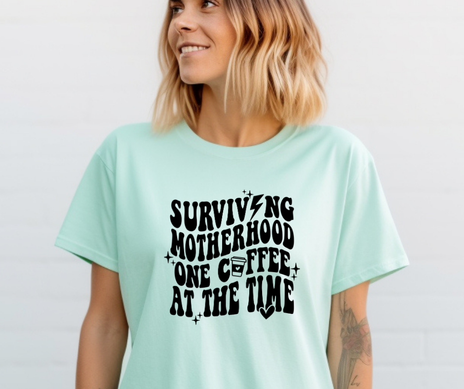 Comfort Colors Tee | Surviving Motherhood One Coffee at a Time [135]