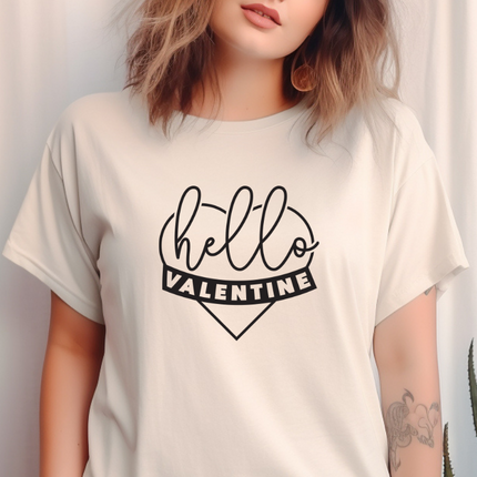 Comfort Colors Tee | Hello Valentine [051]