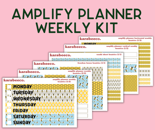 Amplify Planner Stickers | Weekly Kit | Beatrice