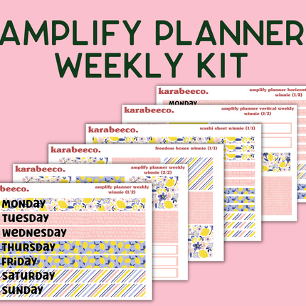 Amplify Planner Stickers | Weekly Kit | Winnie