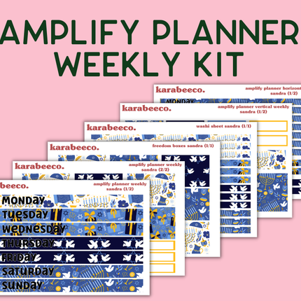 Amplify Planner Stickers | Weekly Kit | Sandra