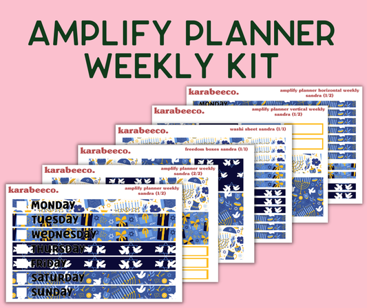 Amplify Planner Stickers | Weekly Kit | Sandra